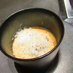 北海道焼肉 北うし - 　１．【前菜１-1】　ボリチーニ茸のスープ