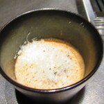 北海道焼肉 北うし - 　１．【前菜１-1】　[b:ボリチーニ茸のスープ]