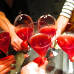 北海道焼肉 北うし - 　　[b:ワインペアリング・カンパイ用に余市産の微発泡ロゼ・早華咲月（サハナサズキ）]　