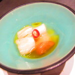 北海道焼肉 北うし - 　５．【口替わり　３品】　水キムチ