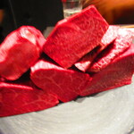 北海道焼肉 北うし - 本日の道産牛肉・２週間熟成の顔見世　知床和牛・知床和牛