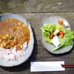 ガーデンカフェ 風草 - 料理写真:カレーセット（ドリンク付きで850円）