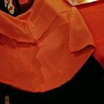 銀座イタリー亭 - カバンに布を掛ける気配り具合は流石