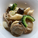 中国料理 カリュウ(ヨコハマ グランド インターコンチネンタル ホテル) - ホタテとエビの胡麻炒め