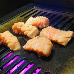 北海道焼肉 北うし - 　５．【口替わり　３品】　和牛のミノ