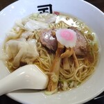 Niboshi Ramen Kaneshou - ワンタン麺（1030円）