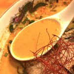 焼肉大将 - トンカララーメン　スープアップ