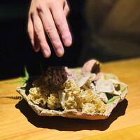無名 - 朝採れ茸4種（ハナビラタケ、ウスムラサキホウキタケ、アカタケ、シャカシメジ（千本シメジ））