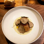 前芝料理店 - 三陸産帆立　フォアグラ　玉蜀黍