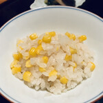 お料理 いけだ - もろこしご飯