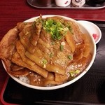 Motsuyoshi - 豚肉めし中盛り780円