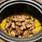 鮨 由う - ・本鮪 カマトロと玉蜀黍の土鍋ご飯1