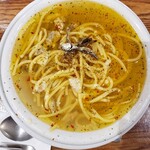 ポモドーロ - あさりペペロン煮干スープパスタ　649円