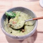 ACiD brianza - 発酵のお料理すくったところ。写真見てたらまたいただきたくなっちゃった(๑´ڡ`๑)