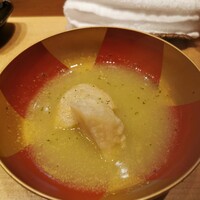 鮨 浩也 - 新銀杏のすりながし　ホタテ