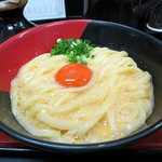 極楽うどん TKU - 釜玉うどん　３杯目