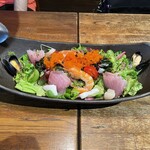 MOKICHI TRATTORIA - 海鮮サラダ、海沿いではなくても湘南茅ヶ崎