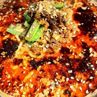 ランチの一番人気‼︎濃厚な担々麺‼︎