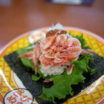 魚べい - 桜えび・しらすの海苔レタス包み～☆