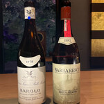 トレイス - BAROLO Maurizio Fraccassi Ratti Mentone 1978
      BARBARECSO Rocca Pierino 1982