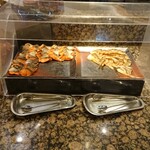 花の舞 - 鮭の塩焼き、カレイの一夜干し