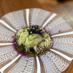 レストラン ナズ - アオリイカ大門素麺