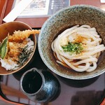 郷屋敷 - 天丼とぶっかけうどん（冷）