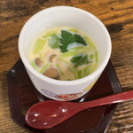 お食事処 だんらん日和 - 茶わん蒸し（プリプリの海老入り）