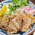 Marugame Seimen - コク旨豚しゃぶぶっかけうどん690円