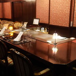 秋田牛鉄板焼 銀座五明 - 個室（VIP ROOM）にて