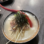 Sumibiyaki Tori Kuwadori - 白濁スープ　美味い！
