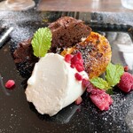 オステリアルーチェ - デザートのアップ