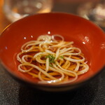 秋田牛鉄板焼 銀座五明 - 稲庭うどん