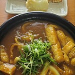 讃岐うどん 白庵 - ちくわ天玉子天カレーうどん