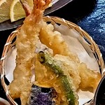 まごころ - 天ぷら刺身定食  1,500円