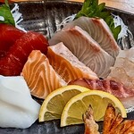 Magokoro - 天ぷら刺身定食  1,500円