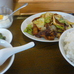 生香楼 - 回鍋肉定食（ご飯大盛）