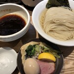 鴨出汁中華蕎麦 麺屋yoshiki - 煮干、鰹、椎茸、浅利の昆布水つけ麺(醤油)
