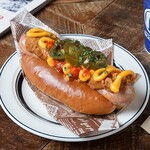 Extra Thick Red Hot Chili Cheese Dog