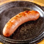 Grilled extra thick sausage