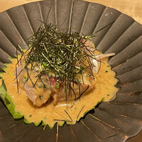 対馬のどぐろとイカ活き造り 博多 魚蔵 都ホテル店 - 