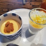 石の蔵 - 和三盆プリンと何かのジェリー(笑)