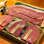 東京肉しゃぶ家 - 但馬玄サーロイン、くり、ロース、ハネシタ
