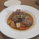 Kanamaru Nouen Yasai Izakaya Rungo Ka-Nibaru - 牛すじの煮込み、小さい小皿で来ると思ったらしっかり一人前(笑)