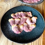 ろばたやき山ろく - ハツ塩焼き