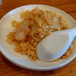 神龍 - 満腹セット 蝦仁炒飯ハーフ