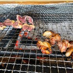 ろばたやき山ろく - 砂ずり・ハツ・山ろくタレ焼き