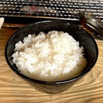ろばたやき山ろく - 白ご飯
