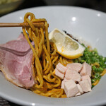 中華そば 十目一八食堂 - 甘海老の濃厚まぜソバ