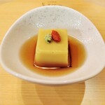 日本料理 しなの - とうもろこしの豆腐